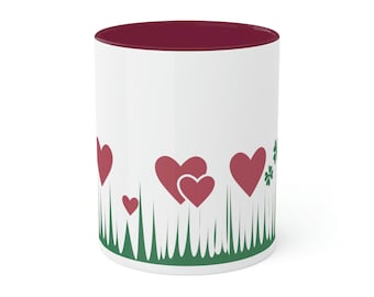 Vintage Inspired Pyrex Lucky in love coffee mug