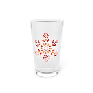 Fridendship Pyrex inspired 16oz Glass Tumbler