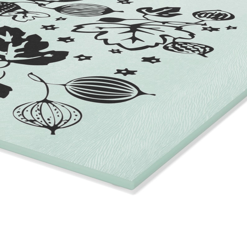 Pyrex Board Pyrex Gooseberry Inspired Glass Cutting Board, Black - Etsy