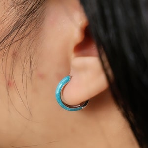 Zelda Link Earrings Non piercing Ear Clips Ocean Blue Transparent Gel Etsy