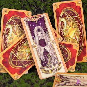 Sakura Cardcaptor Sable liquide Kuroko Cartes Anime fait main à collectionner avec effets magiques Cadeau d'anniversaire pour les fans de Cosplay Cardcaptor Anime