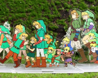Legend of Zelda Acrylic Standee Collection Link Ganondorf BotW Display for Fans Collectors Video Game Decor Game Lovers TotK Birthday Gift