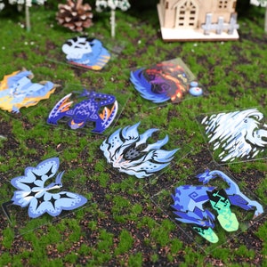 Ensemble d'autocollants Monster Hunter, texture 3D résistante aux rayures, parfait pour les ordinateurs portables, les réfrigérateurs et les étuis pour PC, cadeau déco pour la maison, cadeau attentionné pour amoureux