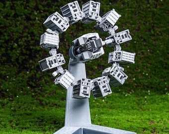 Interstellar Endurance Space Station Model, 3D Printed Sci-Fi Display Piece for Space Lovers, Movie Fans, Collectors Unique Birthday Gift
