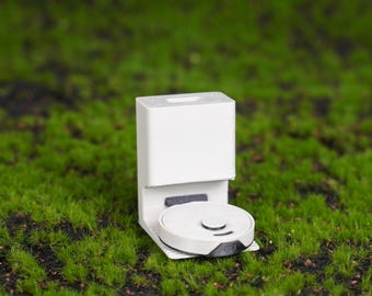 Miniature Robot Vacuum Model PLA Dollhouse BJD OB11 Diorama Room Scene Display Prop Decor