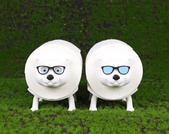 Polar Bear Toilet Paper Holder Funny Cartoon Bathroom Decor,Freestanding Tissue Roll Dispenser Toilet Roll Stand Platform Toilet Paper Shelf