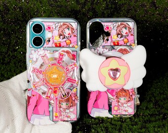 カードキャプターさくら クロウカード 携帯ケース 魔法陣デザイン 耐