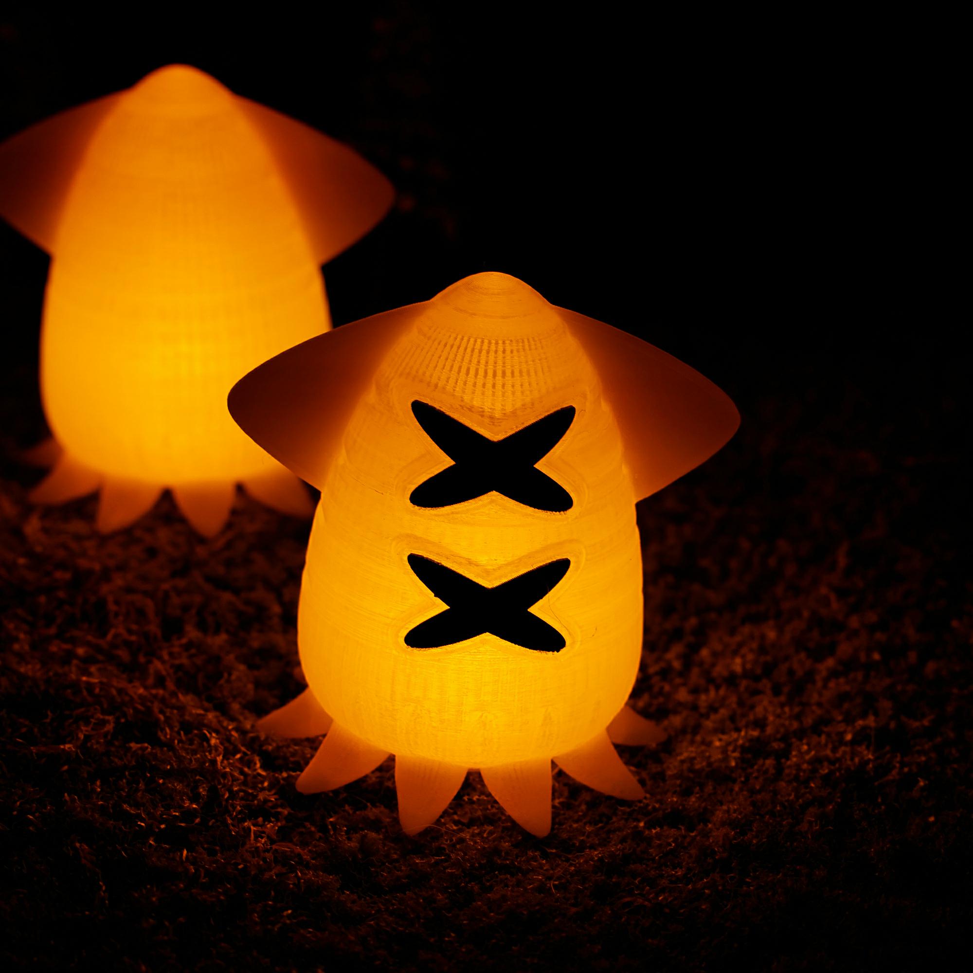 Splatoon Balloons Splatoon Target Balloon Night Light Color Changing 3D Printed Lamp for ...