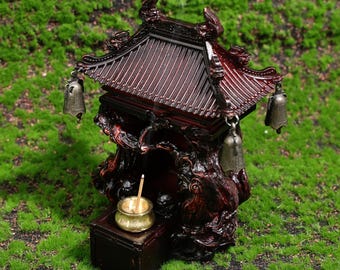 Temple Ornament Black Myth Wukong-Inspired Metal Earth Handmade Collectible Sun Wukong Fans Unique Gaming Decor Stunning Gamer Gift Display