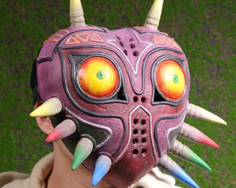 Majoramasker voor Halloween Zelda Custom-cosplay – Hoogwaardig vormmateriaal, verstelbare pasvorm, comfortabel dragen, cosplay LGBT-cadeau voor hem