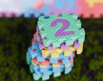 Miniature Foam Puzzle Mat Dollhouse BJD OB11 Diorama Room Scene Floor Display Prop