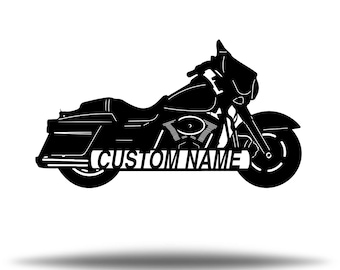 Motorcycle Monogram: Custom Steel V-Twin Art
