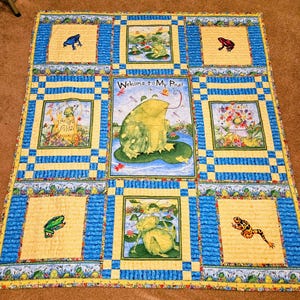 Toddler Frog Quilt