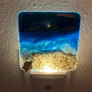 ocean resin nightlight