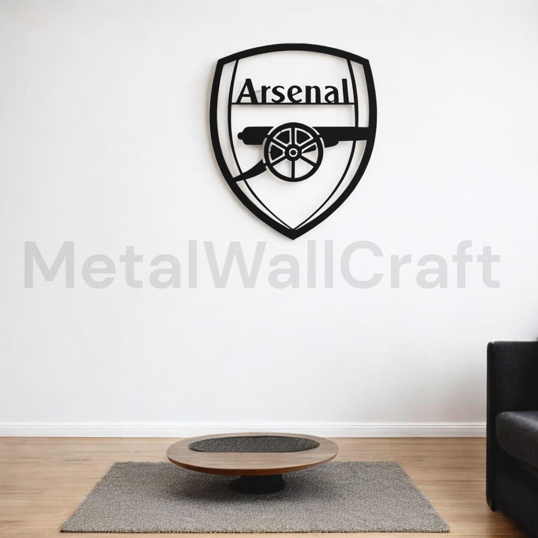 Arsenal Metal Wall Art Football Fan Gift Birthday Gift for Him Game ...