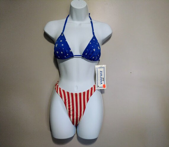 vintage high cut bikini