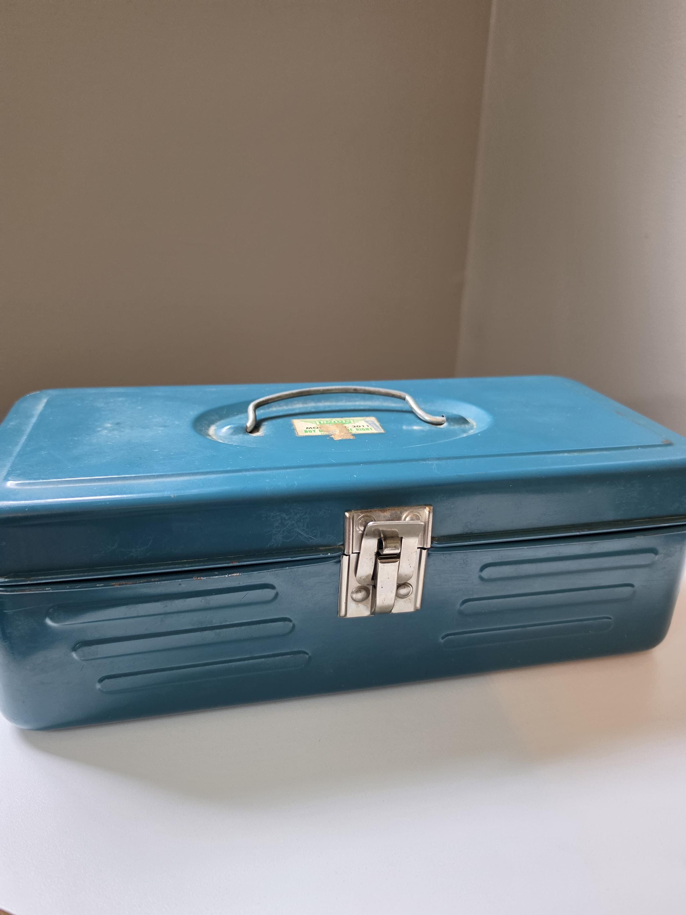Vintage Metal Tool Boxes - Etsy
