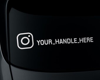 Custom Instagram Handle