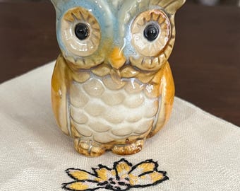 Vintage Takahashi owl toothpick holder