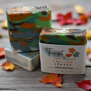 Autumn Leaves Handmade Bar Soap