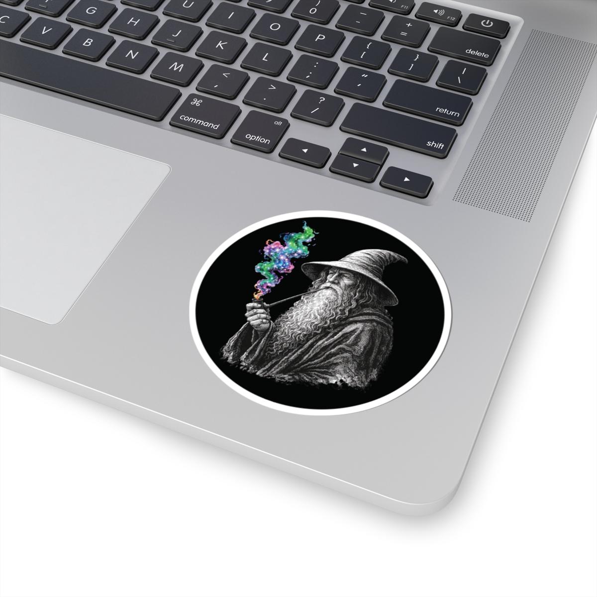 Wizard Sticker, Fantasy Wizard Sticker, Cosmic Smoke Sticker ...