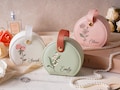 Personalized Birth Flower Jewelry Box, Custom Travel Jewelry Case with Name, Bridesmaid Proposal Gift, Jewelry Organizer for Women
