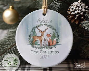 First Christmas Ornaments, Personalized Christmas Ornament, 2025 Christmas Decoration, Baby's First Christmas Keepsake