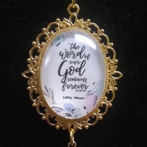 The Word of God Remains Forever Pendant