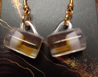 Beer Glass Earrings