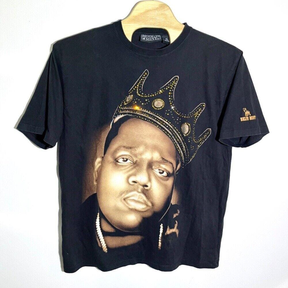 Brooklyn Mint Biggie Smalls Crown Graphic Tee Hip Hop Rap XXL 2005