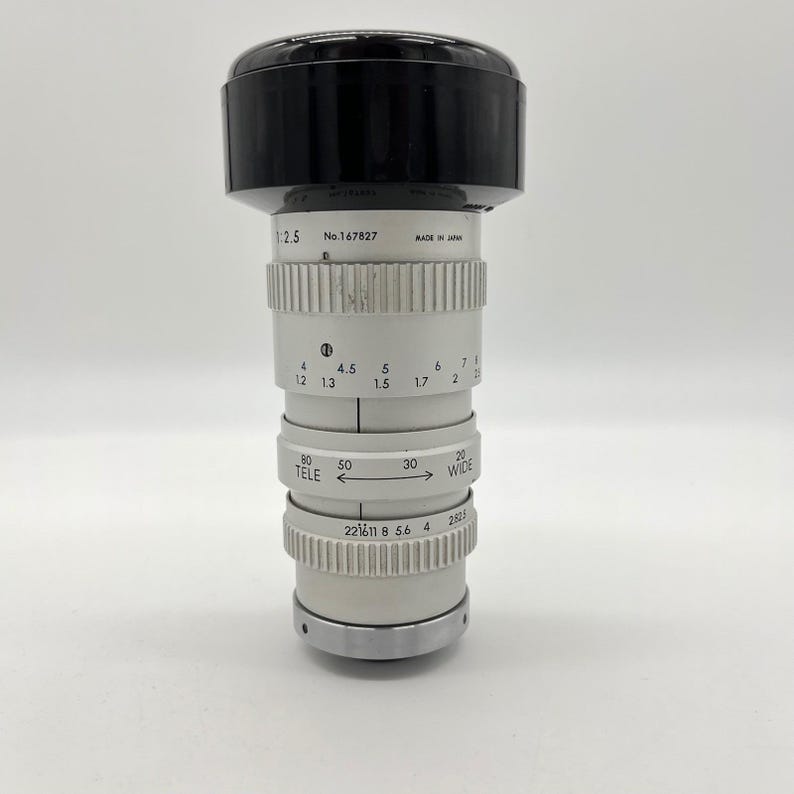 Sony TV Zoom Lens f=20-80mm 1:2.5 Vintage Camera Lens Japan No.167827 image 4