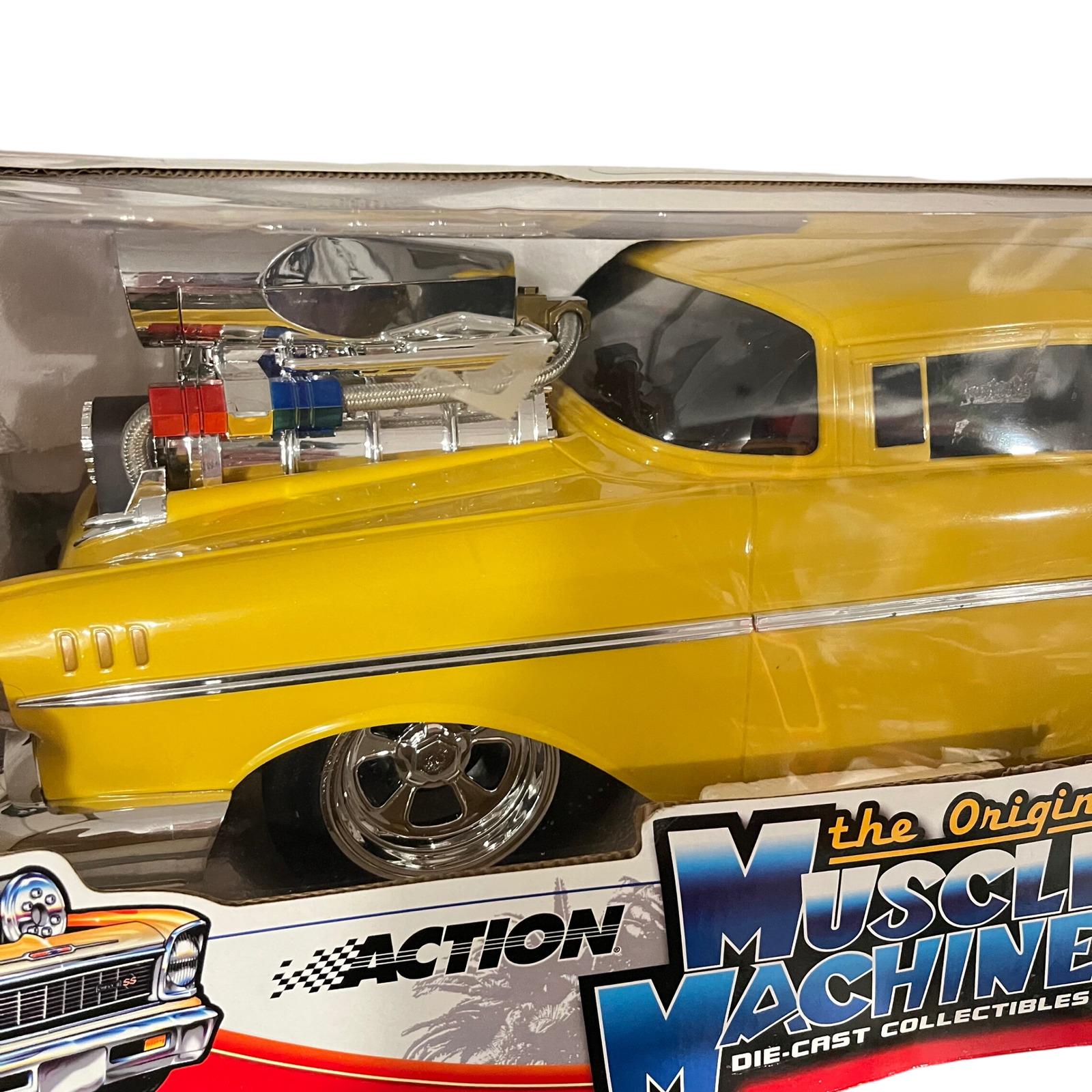 Vintage Action Muscle Machines 57 Chevy Die Cast 1:8 Scale Radio