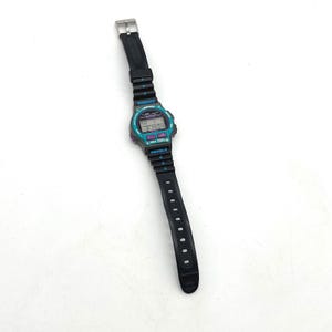 Vintage Timex Ironman Triathlon Indiglo Digital Watch Teal Purple 8 Lap 760 Bild 6