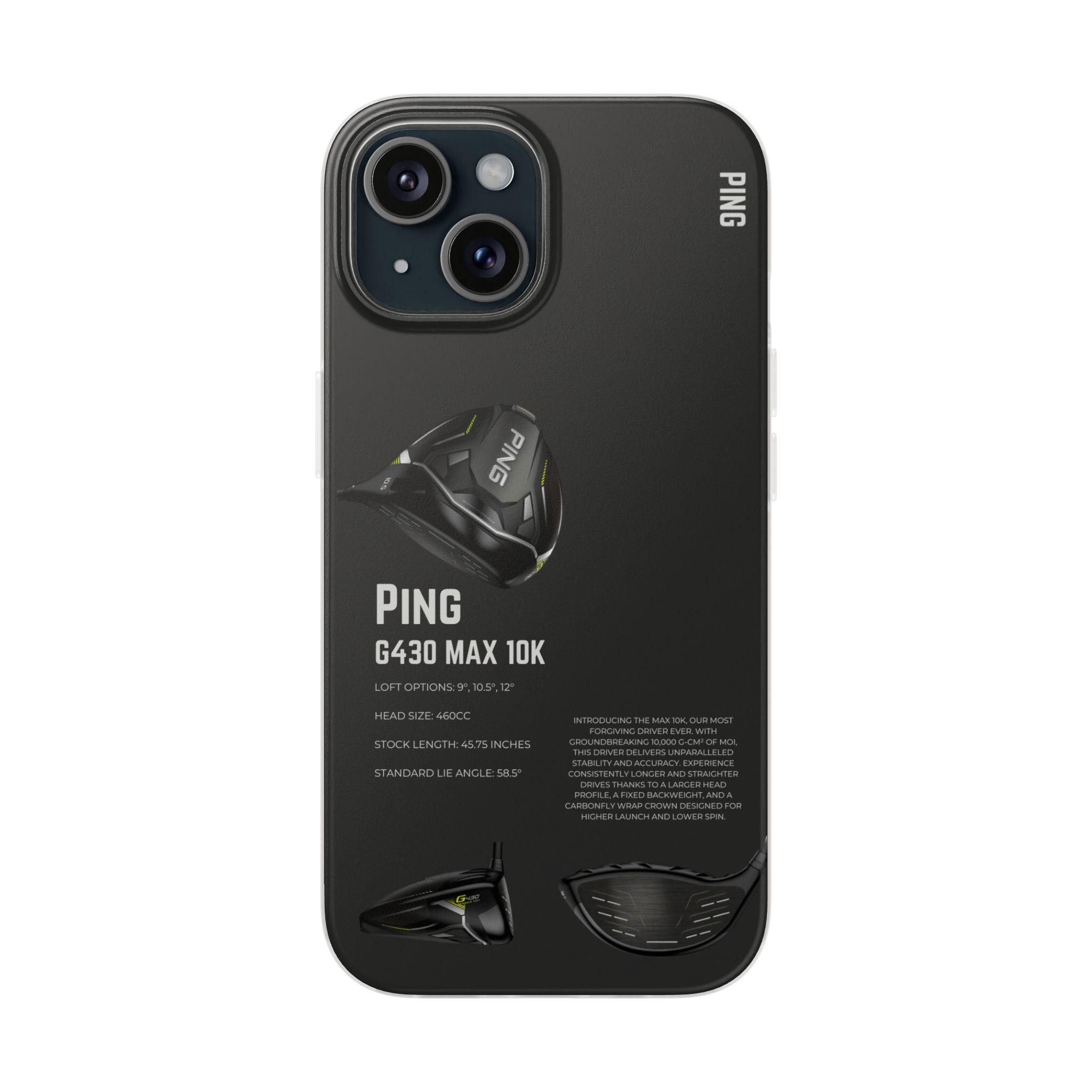 PING Golf Phone Case | Golf Club Inspired iPhone 15/14/13 Pro Max Cover | Gift for Golfers | Golf Accessories for Men | Golf iPhone Case