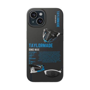 TaylorMade Golf Handyhülle | Golf Club Aesthetic iPhone 15/14/13 Pro Max Hülle | Golf Geschenk für Männer | Golf Liebhaber Zubehör | Golf iPhone Hülle