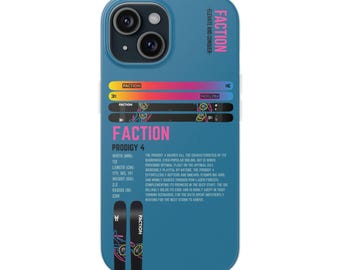Faction Prodigy 4 Skiing Phone Case Snowboard and Ski Gear Design, iPhone Protective Case, Snow Sports Gift for Skiers