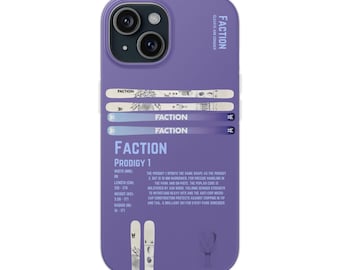 Faction Prodigy 1 Skiing Phone Case Snowboard and Ski Gear Design, iPhone Protective Case, Snow Sports Gift for Skiers