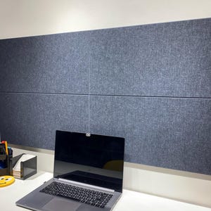 Rectangle Sound Absorbing Wall Panel &quot;TranquilTone&quot; with chamfer