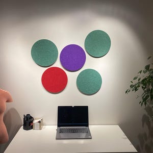 Circle Sound Absorbing Felt Panel &quot;SonicSphere&quot;
