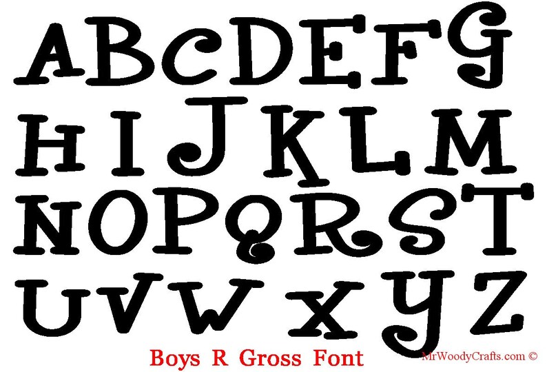 12 unfinished wooden letters 5 different fonts etsy