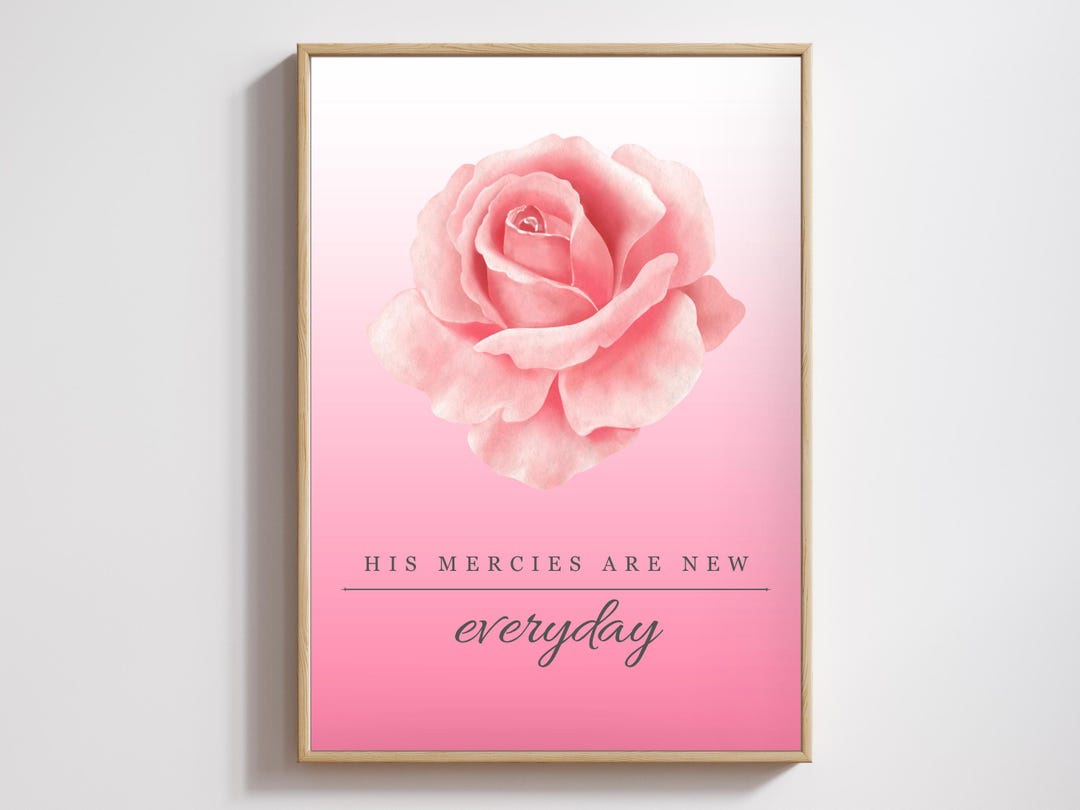 Dusty Rose Quad Scriptures Pink Rose Bible Verse Poster, Christian Scripture Wall Art (digital ...