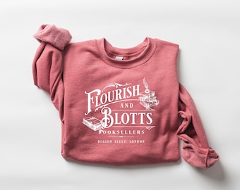 Wizard Book Shop Sweatshirt, HP Fan Gift, Universal Studios Trip Sweatshirt, Universal Studios Family Sweater, HP Fall Sweatshirt,