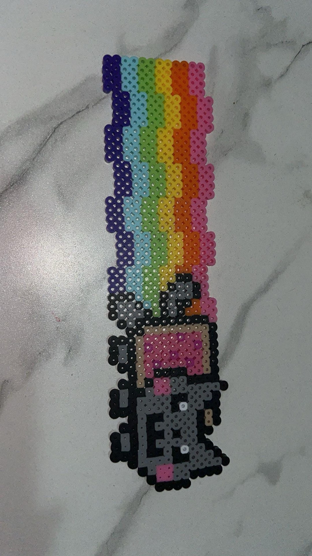 Nyan Cat Perler Bead Bookmark - Etsy