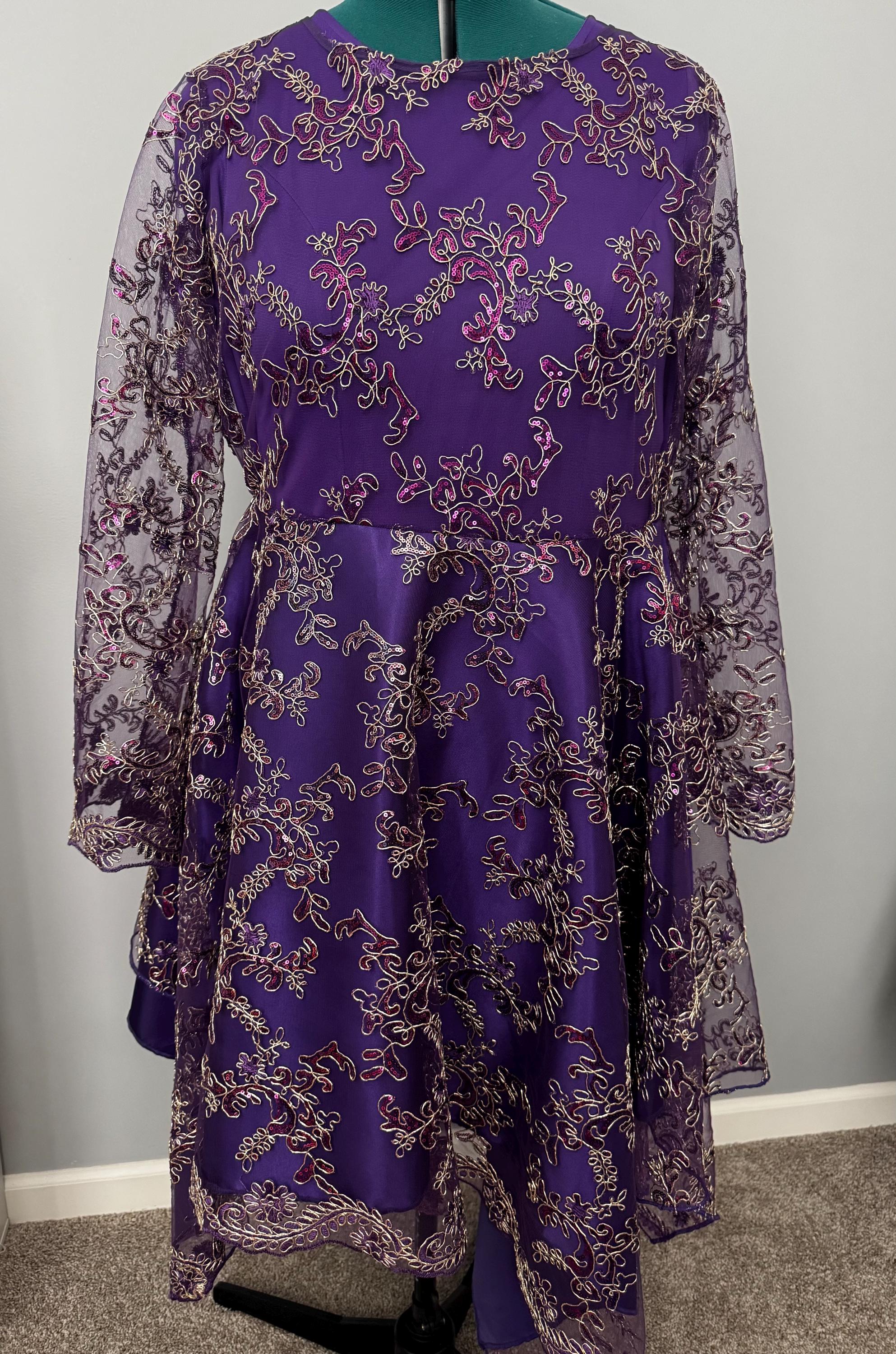 Praise Dance Garments Purple - Etsy
