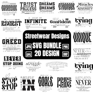 Typographie, Designs streetwear, Typographie, Design typographique, Chemise streetwear, Chemise graphique, Lot de motifs, T-shirt hip hop, Culture pop