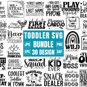 Toddler Svg Bundle, Toddler shirt Svg Bundle, Funny Toddler Svg, Funny Toddler Svg, Baby Saying Svg, Cute Sassy Svg, Boho Svg, Family Svg