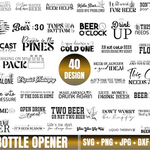 Flaschenöffner SVG Bundle, lustige Bier Sprüche, Alkohol Zitate, Kronkorken Öffner, Geschenke für Bier Liebhaber, Papa svg, Bierglas & Becher Design, Cricut