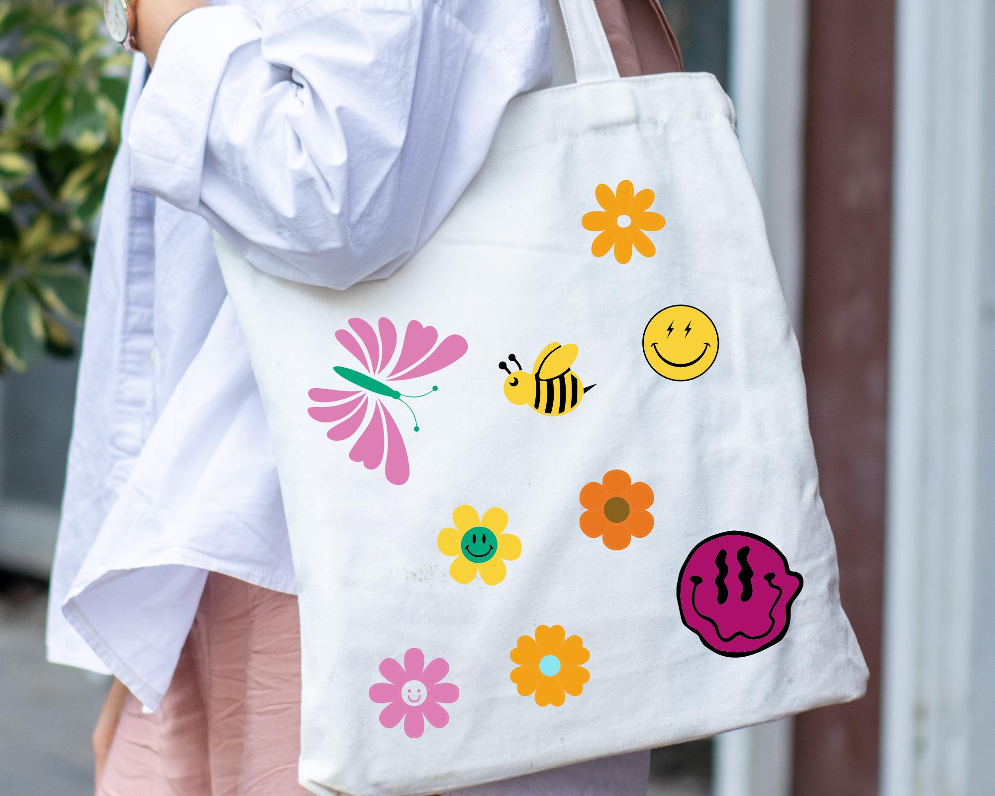 Happy Face SVG Bundle, Daisy Flower Svg, Smiley Face SVG, Emoji Svg ...