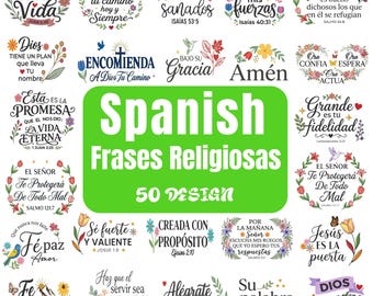 50 Spanish Bible Verse Svg, Christian Quotes, Frases Cristianas, Spanish Bible Verse, Christian Phrases, Christian Religiosas,Cut For Cricut