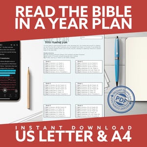Bible In A Year Reading Plan (printable)